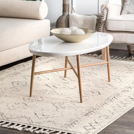 Nuloom Meredith Moroccan Tassel Area Rug 4ft x 6ft STGL11A-406